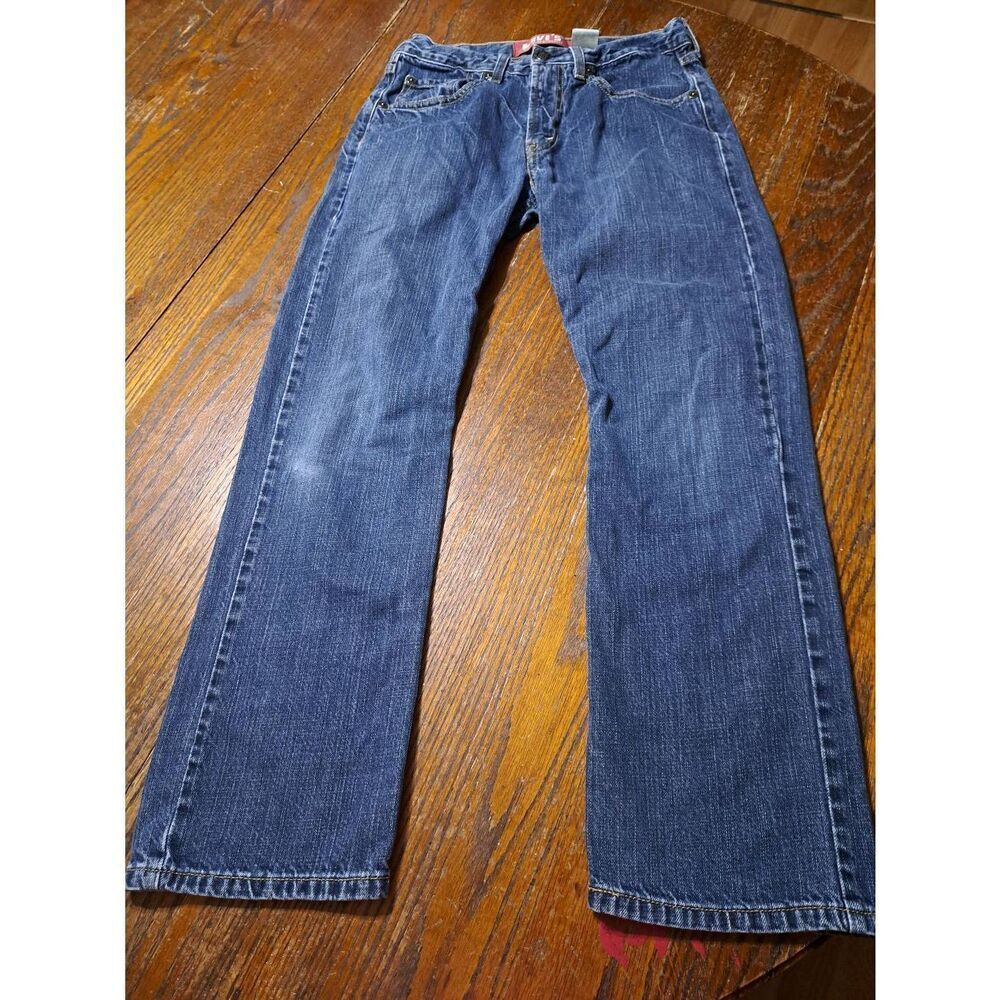 28x28 Levis 514 Slim Straight Cotton Denim Blue Jeans with Pockets Belt Loops